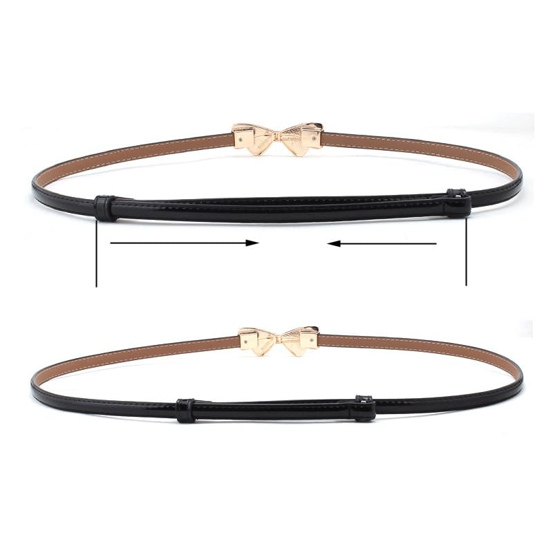 Versatile Women's Thin Waistband Cowhide Decorative Belt Matched with Skirt Shirt Waist Chain Belt3