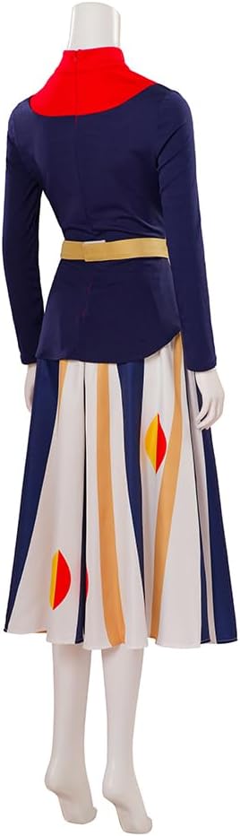 Saniplaycos Franny Robinson Cosplay Costume Long Sleeve Midi Dress for Women