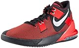 Schuhe der Marke Nike Nike Herren Air Max Impact 2 Basketball Shoe, Black/Metallic Silver-Gym Red, 44 EU