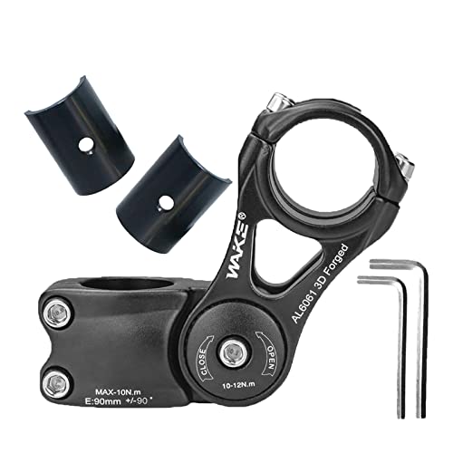 Potence de vélo réglable 110mm pour soulager le dos en balade VTT urbaine