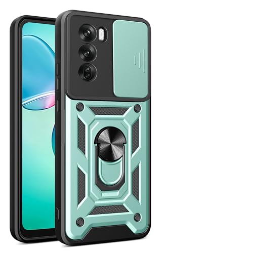 Protéger objectif appareil photo sur coque Oppo Reno 12 Pro 5G vert mat