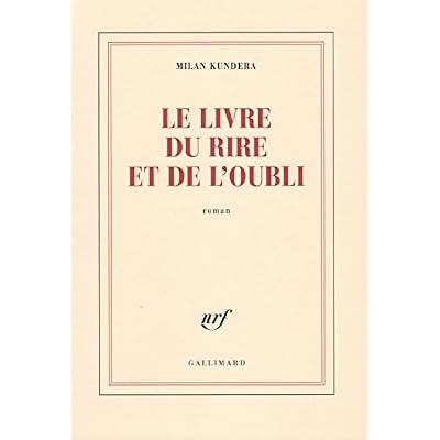 Le livre du rire et de l'oubli