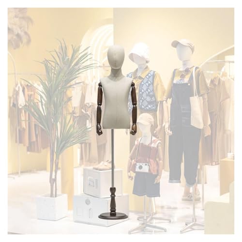 Maniquí infantil ajustable de 93 a 140 cm con cabeza desmontable