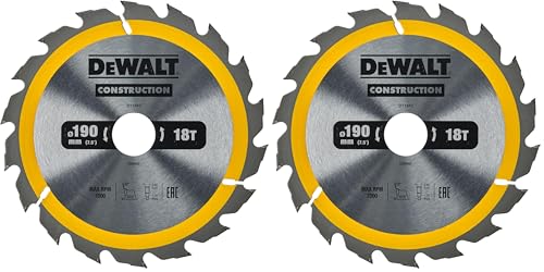 Dewalt Circular Saw Blade – Pack of 2, Silver, Yellow, Black, DT1943 QZ