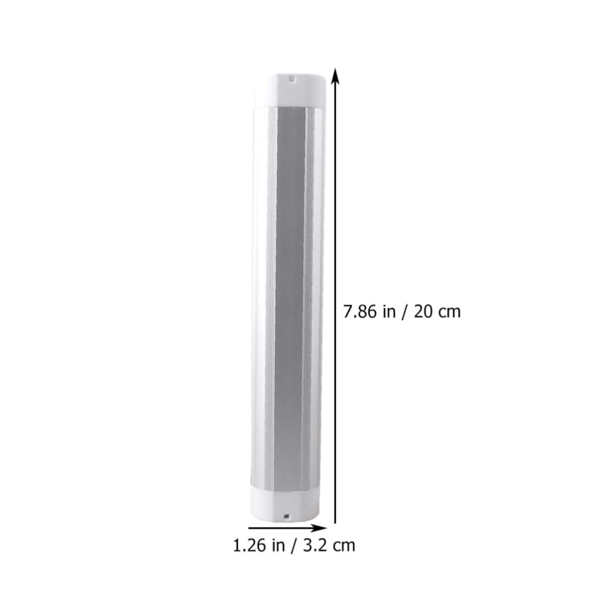 Lanterna LED da Campeggio Ricaricabile Usb, Bianca Pvc | Tubo LED Magnetico, Opzioni di Illuminazione Multiple, Protezione Circuiti, per Casa e Campeggio