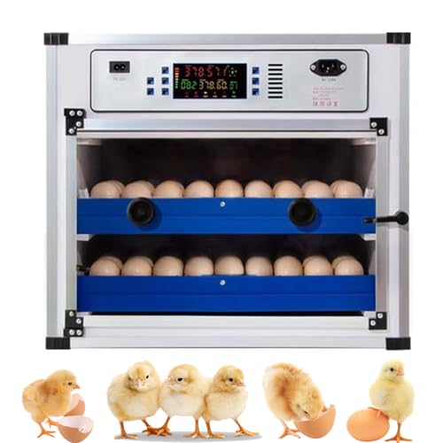 Incubateur d'oeufs de poule automatique avec contrôle de température pour 136 oeufs