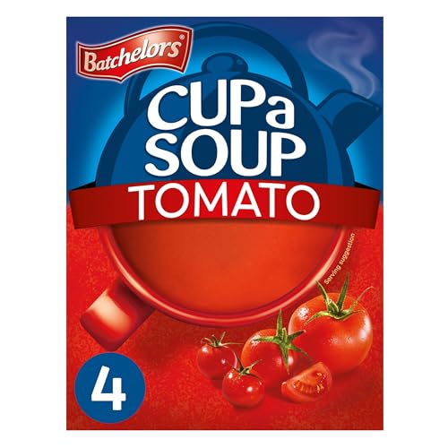 Batchelors Cup a Soup Tomato Instant Soup Sachets, 4 Sachets, 93 g (Pack of 1)