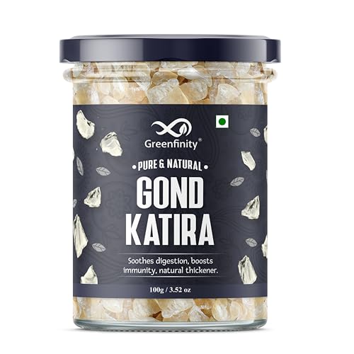 Image of Greenfinity Basil Seeds & Gond Kateera Combo | 200g Sabja Seeds + 100g Tragacanth Gum | Summer Body Coolant | Digestion & Weight Management | 100% Natural | FSSAI Certified