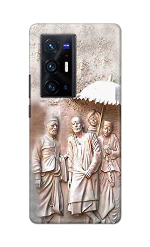 Image of Printed Hard Back Cover Case for Vivo X70 Pro Plus | Vivo X70 Pro+ Back Cover (Sai Baba) -1803