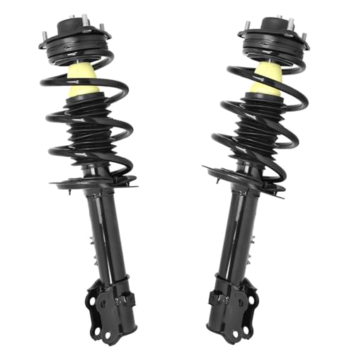 Image of Detroit Axle - 4pc Front Struts Kit for 2010-2015 Hyundai Tucson 2011-2016 Kia Sportage, 2 Struts with Coil Spring 2 Lower Control Arms with Ball Joint 2012 2013 2014 Replacement Suspension Kit