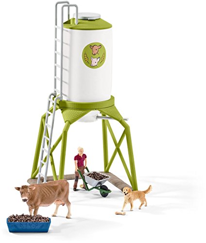 Schleich 41429 – Futtersilo mit Tieren, mehrfarbig - 2