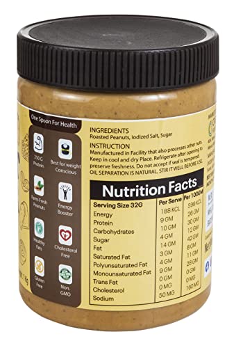 Buttermate-Peanut-Butter-Classic-Creamy-I-Sweetened-High-Protein-Non-GMO-Gluten-Free-Vegan-Cholesterol-Free-1-Kg Buttermate Peanut Butter Classic Creamy I Sweetened | High Protein | Non GMO | Gluten Free | Vegan | Cholesterol Free 1…