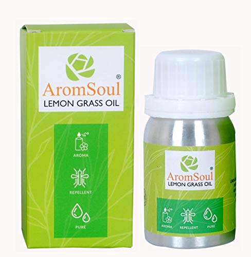 Image of Premium Lemon Grass Essential Oil 50 ML 100% Natural and Pure Therapeutic Grade for Hair & Skin Care, Mosquito Repellent, Refreshing Aromatherapy, Strengthening Scalp
