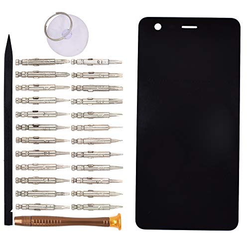 Image of LCD Screen Display Digitizer Touch Panel Without Frame Screen Replacement for Nokia 2(Black)