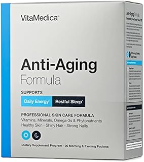 VitaMedica | Anti-Aging Supplement | Immune, Skin, Bone, Hair, & Improved Energy | Vitamin C, A, D, E & More | Biotin | Omega 3 | Antioxidants | Day & Night Supplement | Multivitamin for Women & Men