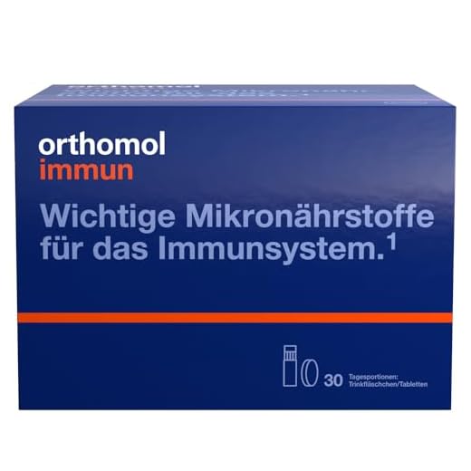Orthomol immun 30 Trinkampullen & Tabletten - Vitamine & Spurenelemente - Komplex zur Unterstützung für das Immunsystem