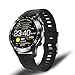 Produktbild GULU 2021 Neue Stahlband Smart Watch Männer Für Android Ios Telefon Herzfrequenz IP68 Wasserdicht Full Touch Screen Smartwatch,D