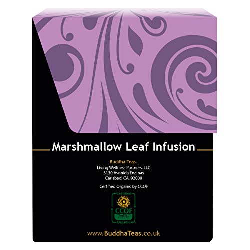 Buddha Teas - Marshmallow Leaf Tea - Herbal Tea - For Health & Wellbeing - With Flavonoids, Magnesium, Calcium & Iron - Clean Ingredients - Caffeine Free - OU Kosher - 18 Tea Bags (Pack of 1) - Thumbnail 3