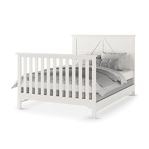 Forever Eclectic Woodland 4-In-1 Convertible Baby Crib, Brushed Cotton #TOP5