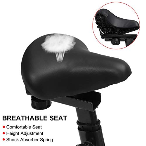 Jahh Max Load Weight Static Bicycle Exercise Bike Indoor Cycling Bike Cardio Bike Silent Bicycle Cycling Flywheel Home Fitness #TOP5