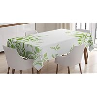 ABAKUHAUS Insetti Tovaglia, Farfalle, Rettangolare per Sala da Pranzo e Cucina, 140 cm x 170 cm, Dark Indigo Multicolor