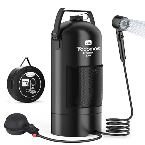 Tadomoe 20l Douche Solaire Camping avec Pompe à air à...