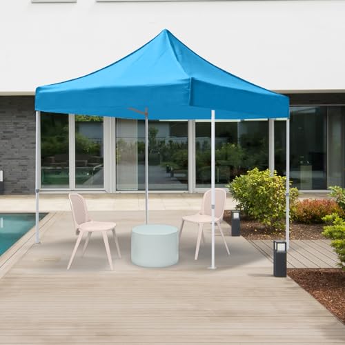 Replacement Canopy Top -Waterproof UV-for Proof Pop Up Tent - Foldable Cover Roof for Outdoor Garden Patio Pavilion Sun Shade, Top Only,2.9x2.9m (Blue)