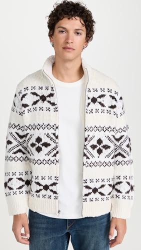 Vince Men's Fairsile Full Zip Mock Neck2