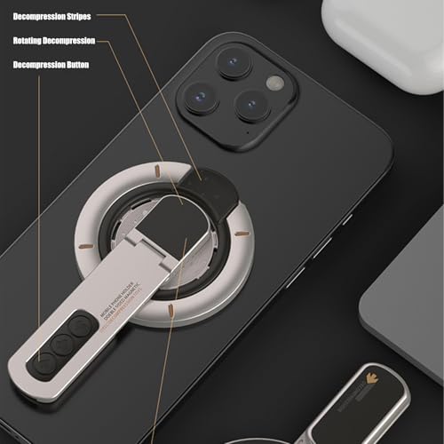 Soporte magnético para teléfono y mesa con rotación 360 ajustable 7