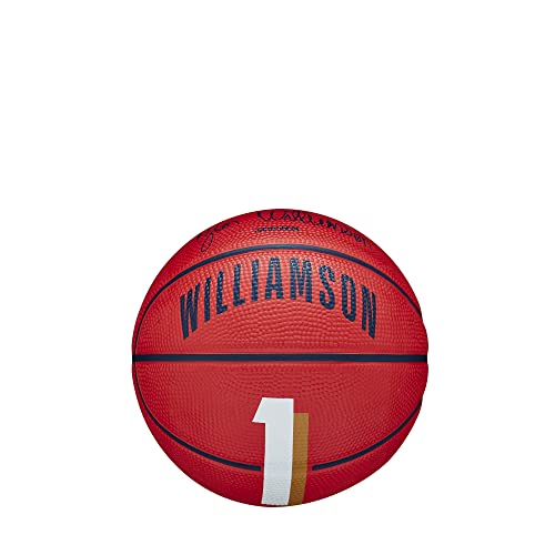 Wilson Mini Ballon de Basket NBA Zion Williamson - Taille Mini Icon pour Collectionneurs