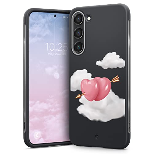 Image of CYRILL Spigen UltraColor Compatible with Samsung Galaxy S23 Case with Quote Print Design (2023), Slim Profile TPU Case Cute with Protective PC Camera Ring - Love Shot Dusk