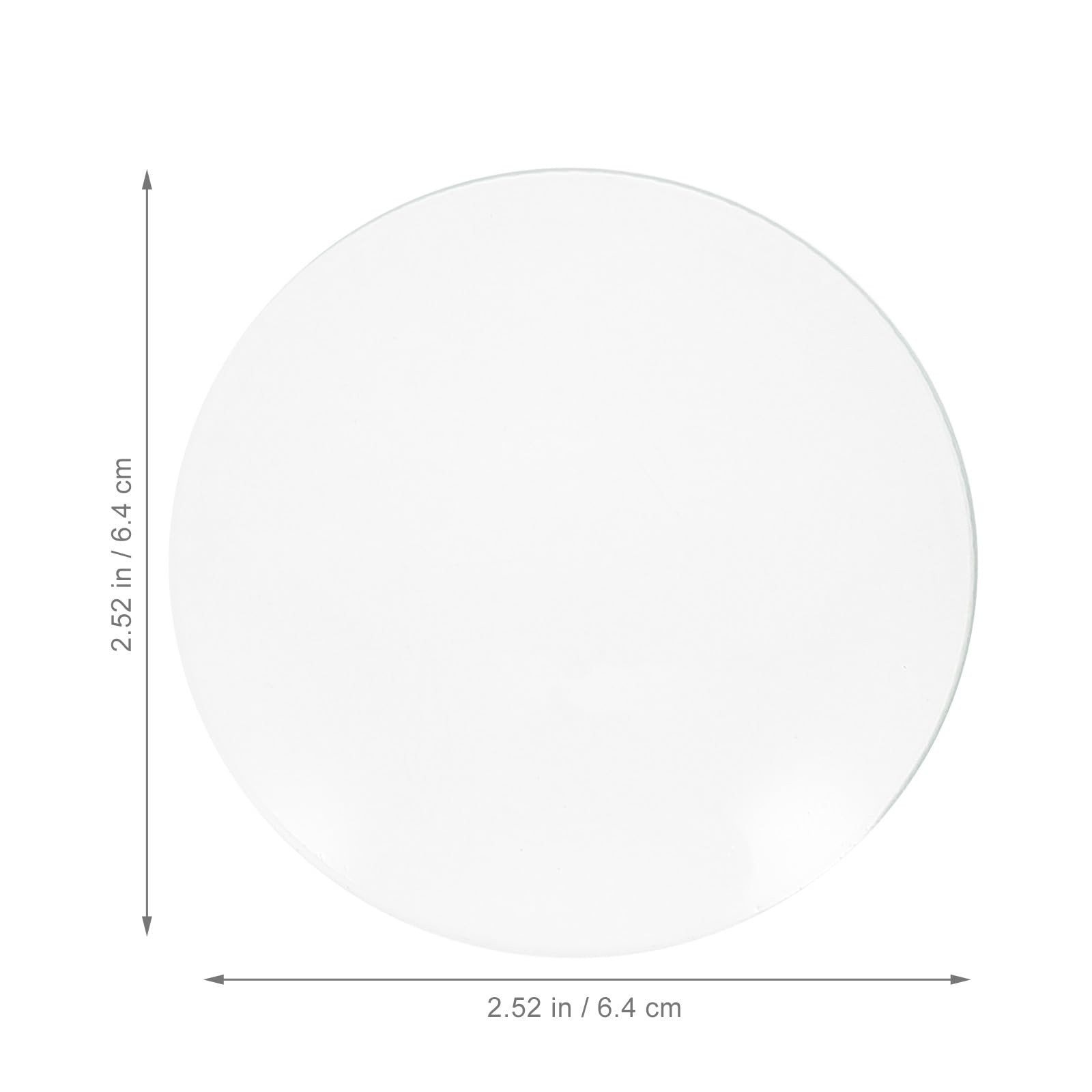 Verre de Montre Rond en Verre 10pcs pour Laboratoire, Outil Pédagogique D'expérience Chimie Surface D'évaporation, pour Enseignement Scientifique
