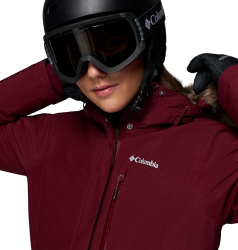 Columbia Ava Alpine II Chaqueta Aislante, Aislamiento Térmico, Material Transpirable, Impermeable, Detalles Desmontables, Piel Sintética Desmontable, Prácticos Bolsillos - Mujer - imagen 7