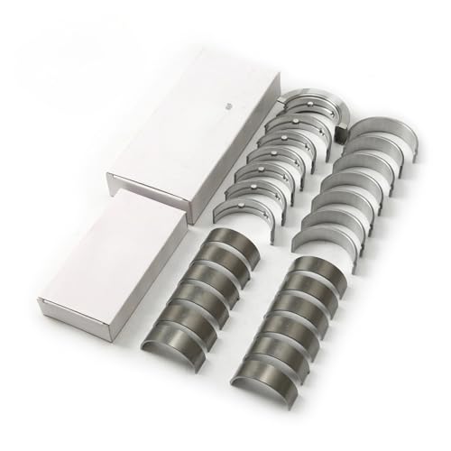 11217580997 77946600 Oversize 0.25MM Car Engine Crankshaft and Connecting Rod Bearings Set Compatible with Z4 2009-2015 X6 2014-2019 M4 M3