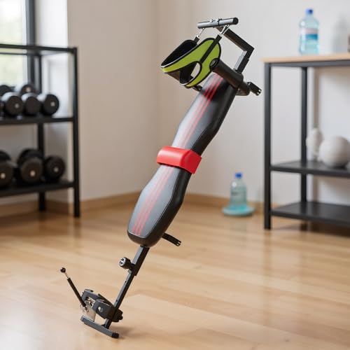 Banco ergonómico de estiramiento trasero para aliviar el dolor y fitness, mesa de inversión plegable con tracción cervical, ajustable para la salud lumbar y de la columna vertebral