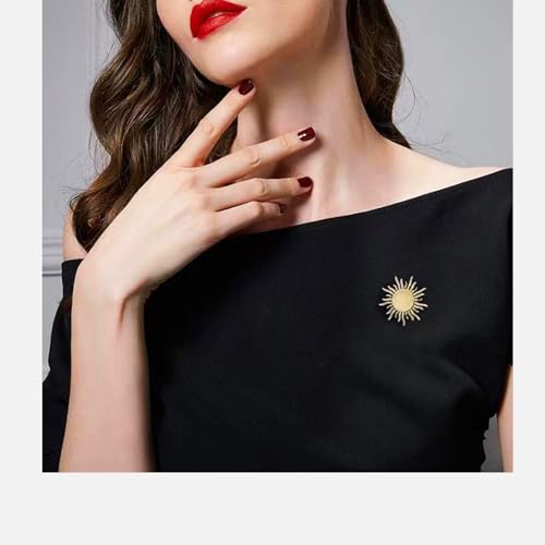 Image of Brooch Pins For Women Fashion Elegant Brooches Lapel Badges Coat Sweater Scarves Shawl Dress Accessory Wedding Party Prom Jewelry