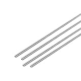 uxcell 304 Stainless Steel Round Tubing 4mm OD 1mm Wall Thickness 250mm Length Seamless Straight...