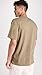 Vince Mens SLUB Split Neck S/S, Olive Moss, X-Large