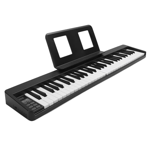 Piano Pliable, Piano électronique Pliant, Son Clair, Portable, 61 Touches Rechargeables pour l’extérieur (BLACK) - Les Beatles, Paul McCartney, John Lennon, RIngo Starr, George Harrison Piano Pliable, Piano électronique Pliant, Son Clair, Portable, 61 Touches Rechargeables pour l'extérieur (BLACK) – Image 3