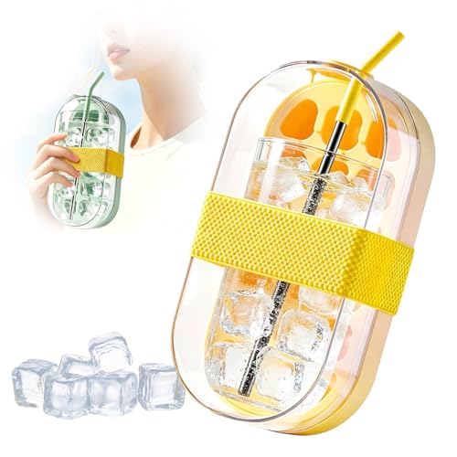 Botella 2 en 1 con molde para cubitos de hielo miniatura 1