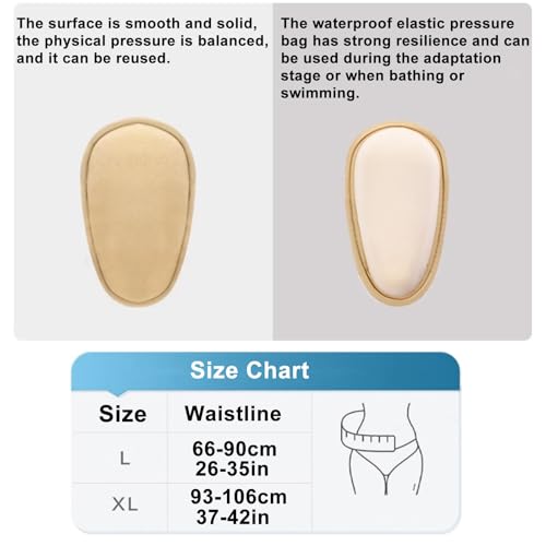 Faja para Hernia Inguinal con Soporte y 4 Almohadillas Ajustables Grande miniatura 2