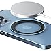 Sinjimoru adesivi ad anello magnetico per iPhone e smartphone Galaxy, compatibili con accessori magnetici e caricabatterie wireless. M-Ring Plate nera