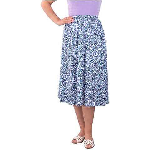 Fashion Friendly White Skirt with Floral Design Cover