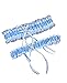 Produktbild Miranda's Bridal Women's Lace Edge lace Bridal Garters Wedding Garters Light Blue 1 M