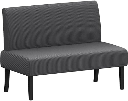 Yaheetech Sofá Relax de 2 Plazas Tapizado en Poliéster para Sala ...