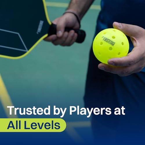 Image of PRO - 40 USAPA Approved Pickleball Ball Outdoor (Set of 3) | Single-Piece Rotational Molded | 40-Hole Design | Durable High-Performance Balls for All-Weather Play