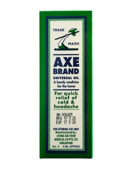 Axe Brand Universal Oil for Cold & Headache Relief, 5 ml | Quick Relief of Cold, Headache, Blocked Nose, Insect Bite & Muscular Pain-image-22