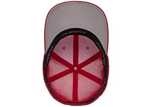 Image of Flexfit Unisex Mesh Fitted 2-Tone Trucker Hat, One Size