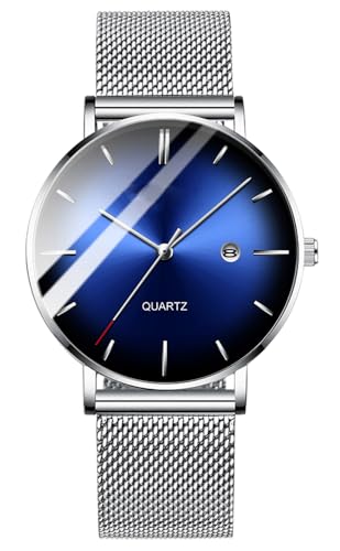 BESTKANG Men's Fashion Minimalist Wrist Watch Waterproof Watches Simple Ultra Thin Watches Analog...