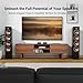 Fosi Audio V3 Stereo Amplifier Home Audio 300 Watts x2 Power TPA3255 Class D Mini Amp 2 Channel Audio Component for Passive Bookshelf Tower Speakers Desktop Home Theater with 32V Power Supply